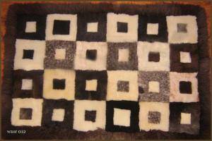 Sheepskins - Patchwork sheepskin rug - admirable-rectangular-carpets-sheepskin