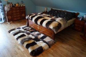 Sheepskins - Patchwork sheepskin rug - pretty-rectangular-carpets-sheepskin