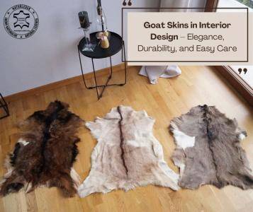 Sheepskins - Goat Skins in Interior Design – Elegance, Durability, and Easy Care