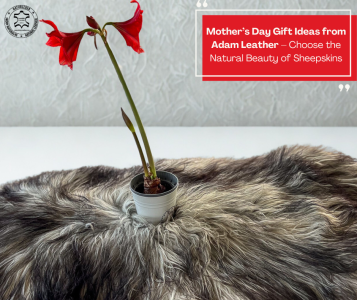 Sheepskins - Mother’s Day Gift Ideas from Adam Leather – Choose the Natural Beauty of Sheepskins