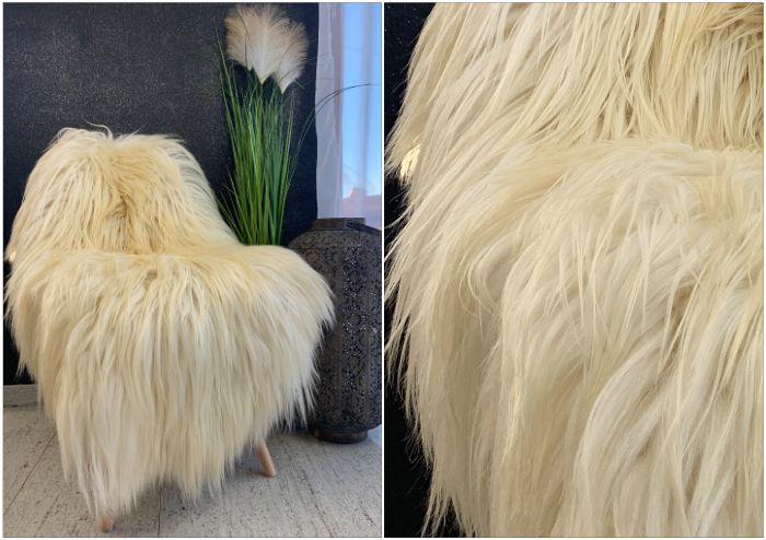 Decorative Heidschnucke sheepskins
